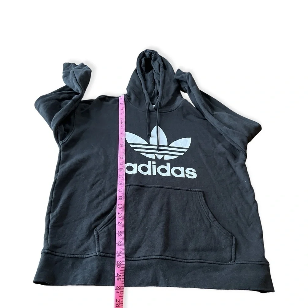 Adidas Originals Trefoil Black Hoodie Sweatshirt, Men’s Size Medium